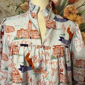 Sz 2XL Smith & Quinn LSU Tigers Toile Top